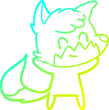 Bir insan tarafından çizilmiş soğuk hava çizgisi.