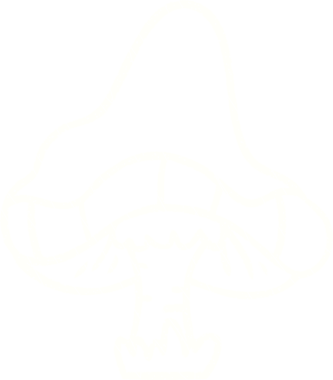 Bir insan tarafından çizilmiş Toadstool Tebeşiri