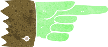 Bir insan tarafından çizilmiş cadılar bayramı sembolünü gösteren çizgi film.