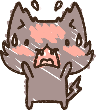 Bir insan tarafından çizilen Korkak Kedi Tebeşiri