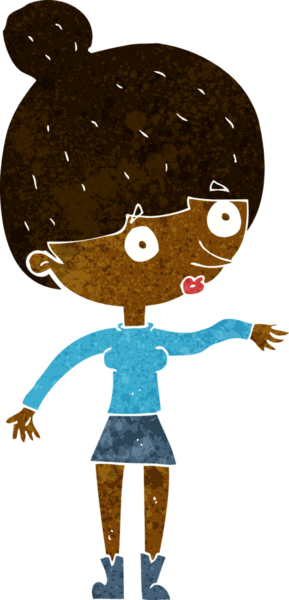 Bir insan tarafından çizilmiş bir karikatür.