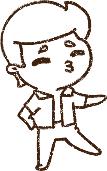 Moda Adam Kömürü Bir insan tarafından çizilmiş