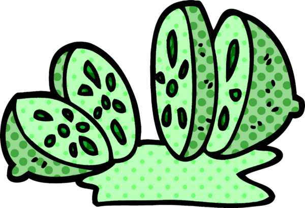 Bir insan tarafından çizilmiş karalama narenciye meyvesi.