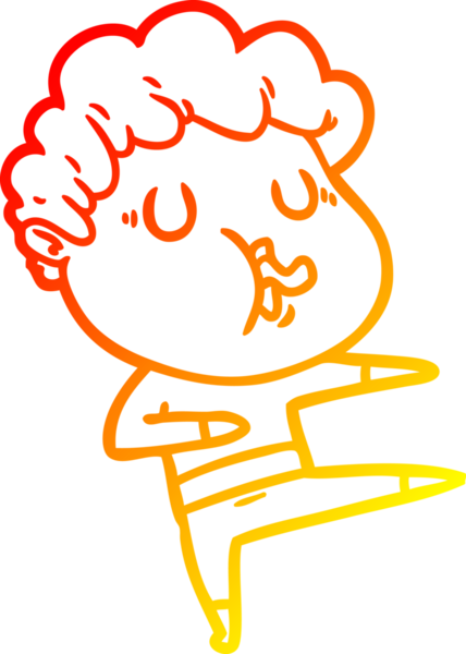 Bir insan tarafından çizilmiş, çizgi film karakteri.