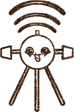 Uydu Kömürü Bir insan tarafından çizilmiş