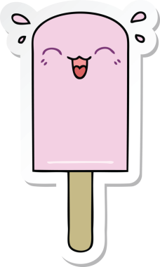 Bir insan tarafından çizilmiş garip bir el çıkartması.