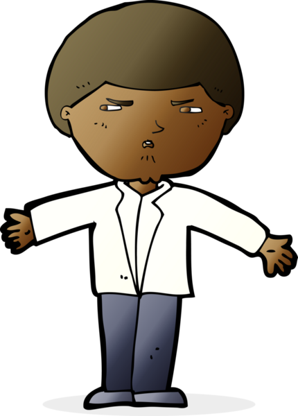 Bir insan tarafından çizilmiş rahatsız bir adam.