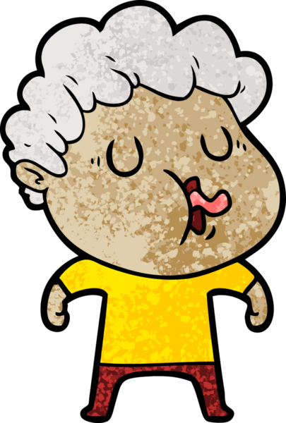 Bir insan tarafından çizilmiş çizgi film şarkıcısı.