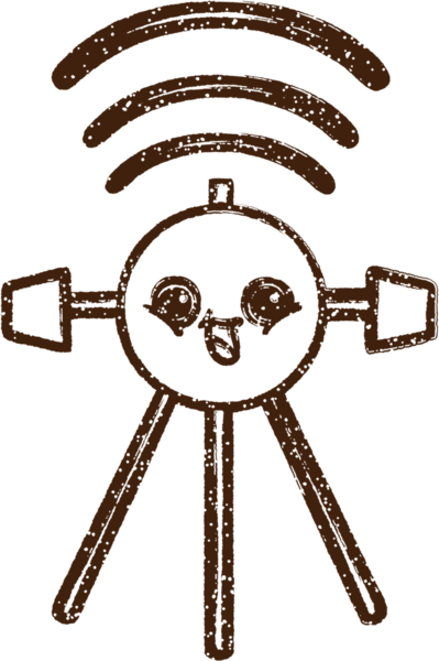 Uydu Kömürü Bir insan tarafından çizilmiş