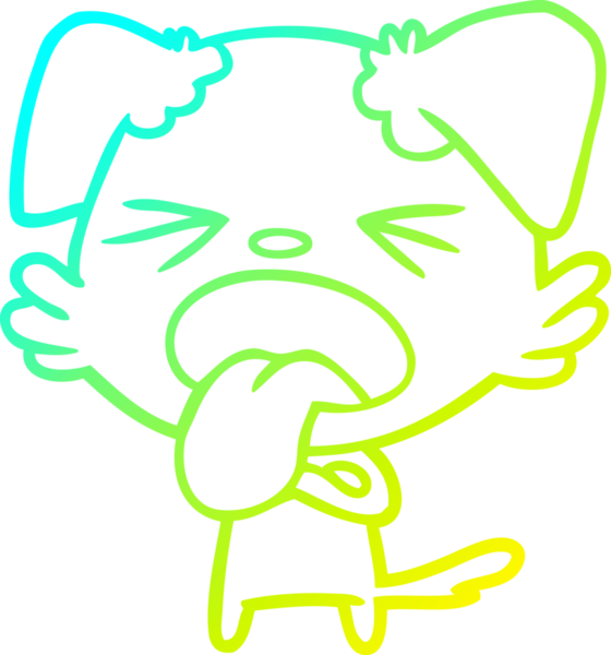 Bir insan tarafından çizilmiş iğrenç bir çizgi film çizimi.