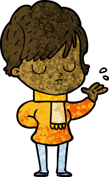 Bir insan tarafından çizilmiş karikatür kadın.