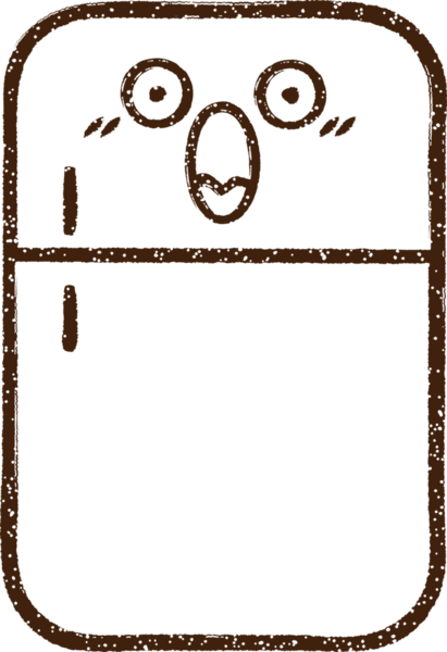 Buzdolabı Kömürü Bir insan tarafından çizilmiş