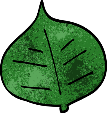 Bir insan tarafından çizilmiş karalama yaprağı.