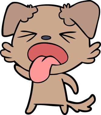 Bir insan tarafından çizilmiş iğrenç bir çizgi film.