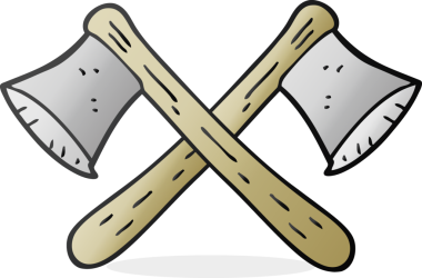 Serbest çizim bir insan tarafından çizilmiş çapraz eksenler