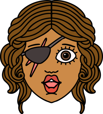 Retro Dövme Tarzı Bir İnsan Tarzı Düzenbaz Karakteri