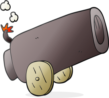 Bir insan tarafından çizilmiş serbest çizim karikatür topu