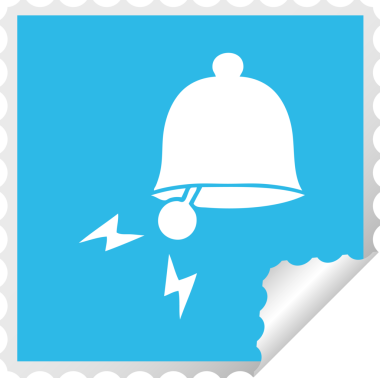 Bir insan tarafından çizilmiş zil karikatürü.