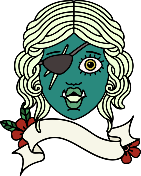 Retro Dövme Biçimli Ork karakteri bir insan tarafından çizilmiş