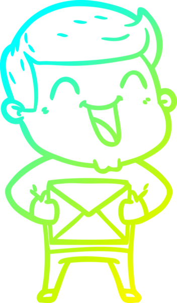 Bir insan tarafından çizilmiş bir çizgi film karakterinin soğuk çizgi çizimi.