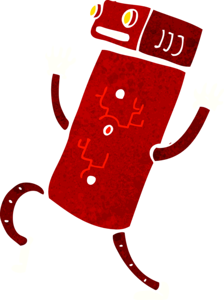 Bir insan tarafından çizilmiş el çizimi karikatür