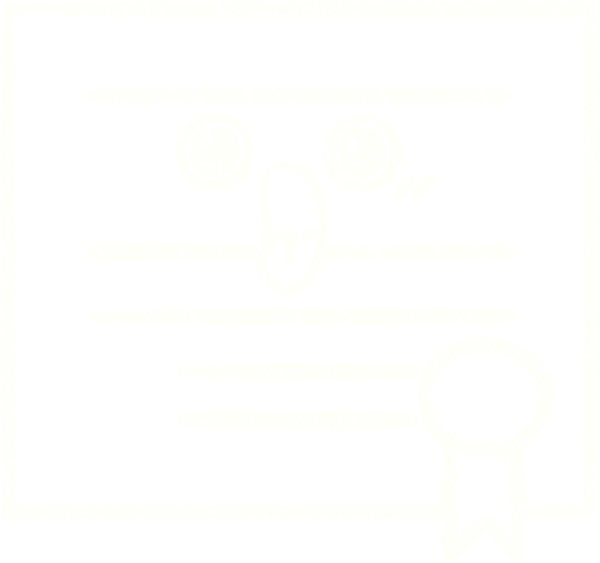 Bir insan tarafından çizilmiş Sertifika Tebeşiri