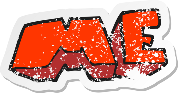 Bir insan tarafından çizilmiş bir karikatür adli tıp sembolünün geriletilmiş etiketi.