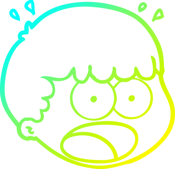 Bir insan tarafından çizilmiş bir çizgi film erkek yüzü çizimi.