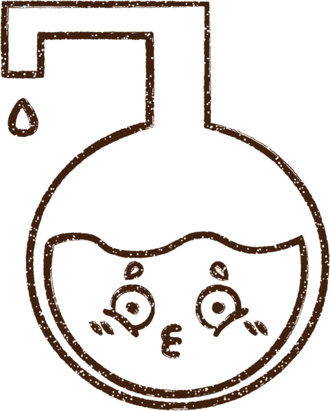 Bilim Deneyi Kömür Çizimi Bir insan tarafından çizildi