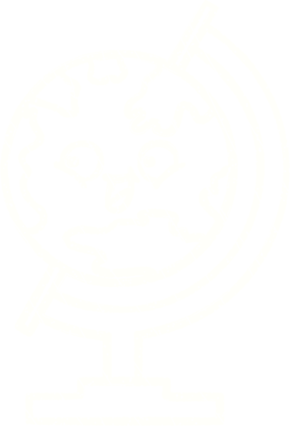 Bir insan tarafından çizilmiş Coğrafya Küre Tebeşiri