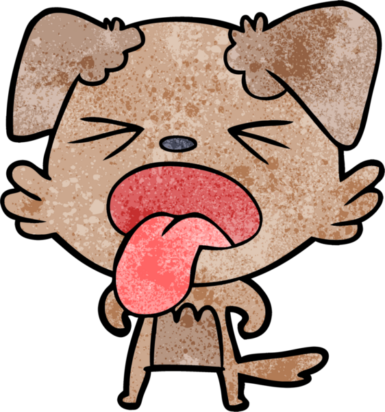 Bir insan tarafından çizilmiş iğrenç bir çizgi film.