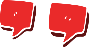 bir insan tarafından çizilmiş karalama tırnak işaretleri