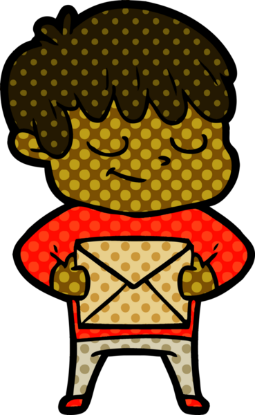 Bir insan tarafından çizilmiş mutlu çocuk çizgi filmi.