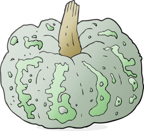 Bir insan tarafından çizilmiş serbest çizgi film kabağı.