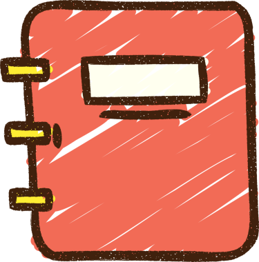 Bir insan tarafından çizilmiş alıştırma kitabı tebeşiri