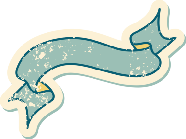 Bir insan tarafından çizilmiş bir pankartın sembolik dövmeli resmi