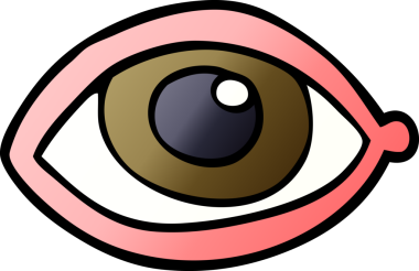 bir insan tarafından çizilmiş karalama insan gözü