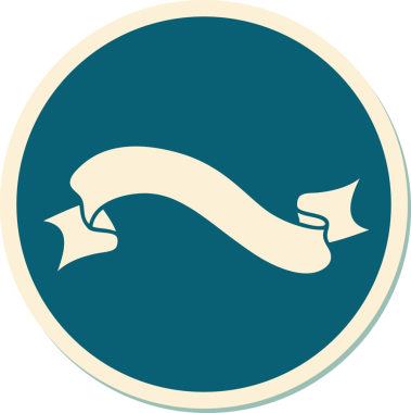 Bir insan tarafından çizilmiş geleneksel bir dövme etiketi.