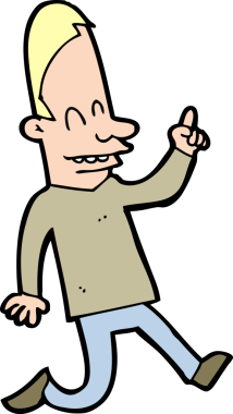 Bir insan tarafından çizilmiş mutlu adam çizgi filmi.