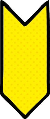 Bir insan tarafından çizilmiş karton madalya kurdelesi.