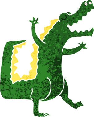 Bir insan tarafından çizilmiş tuhaf bir çizim çizimi.