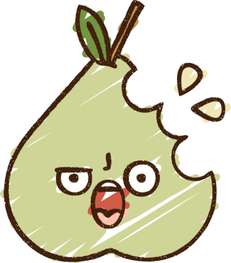 Bir insan tarafından çizilen Armut Tebeşiri