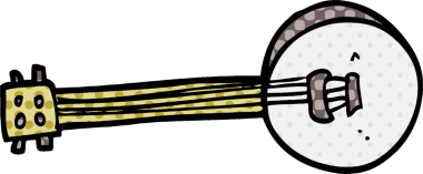 bir insan tarafından çizilmiş karikatür bançosu.