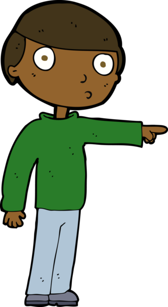 Bir insan tarafından çizilmiş çizgi filmci.