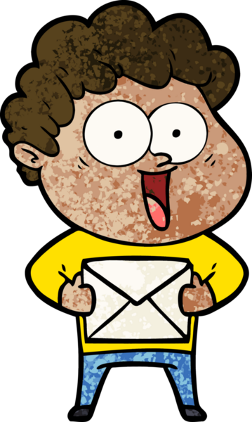 Bir insan tarafından çizilmiş mutlu bir adam.