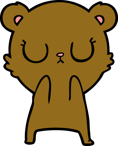 Bir insan tarafından çizilmiş bir çizgi film karakteri.