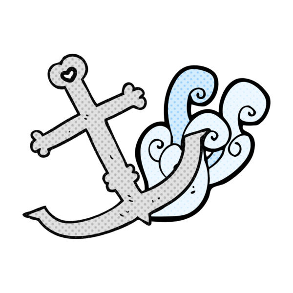 Bir insan tarafından çizilmiş serbest çizgi film sunucusu