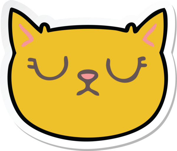 Bir insan tarafından çizilmiş garip bir el yazısı. Ağlayan bir kedi.