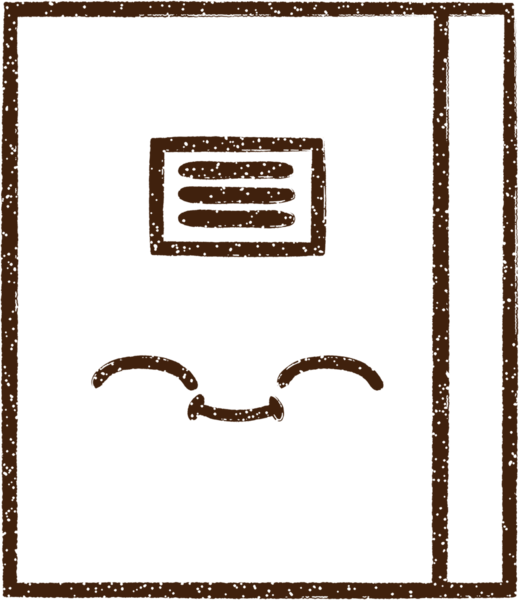 Bir insan tarafından çizilmiş okul defteri karakalem çizimi