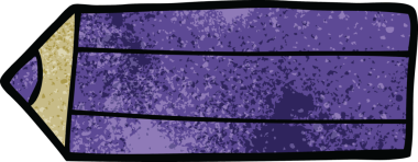 Bir insan tarafından çizilmiş karalama renkli kalem.